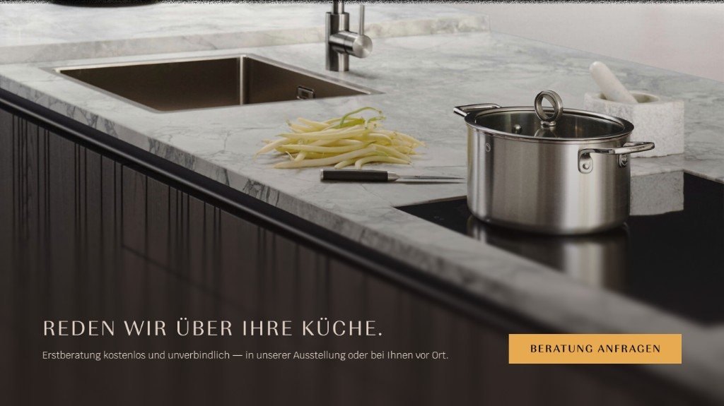 Inneneinteilung einer Küchenschublade