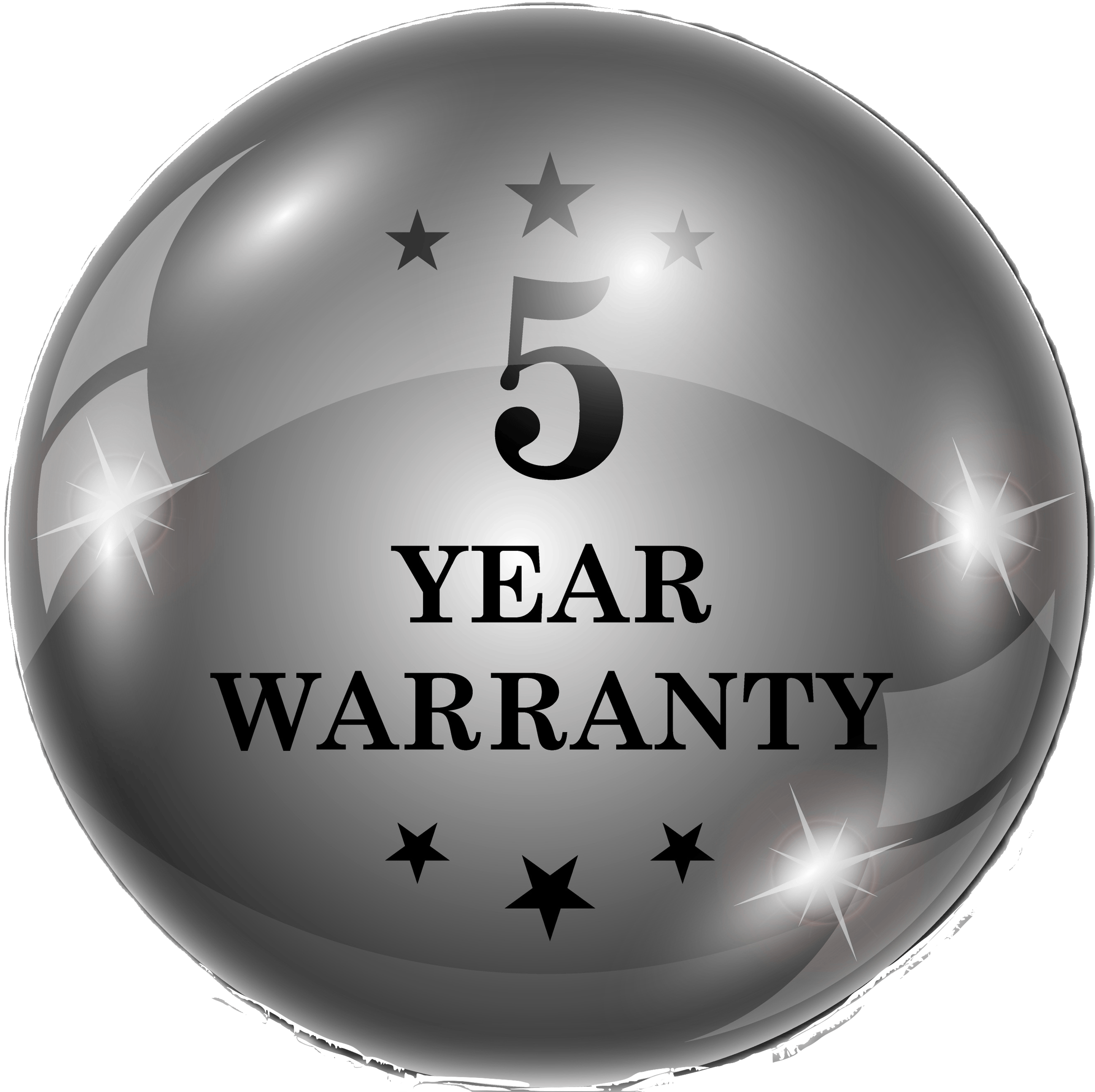 5 Year Warranty